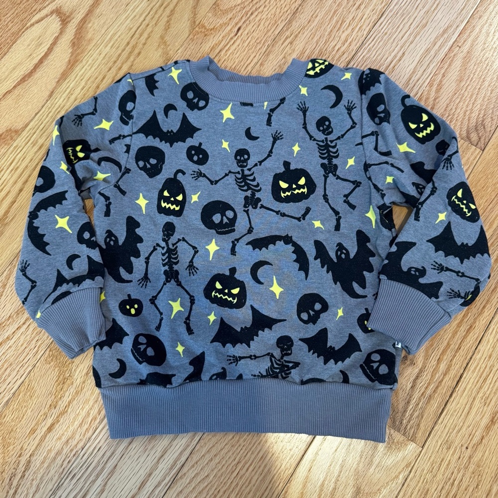 Little Sleepies Play Sweatshirt with Halloween Motifs